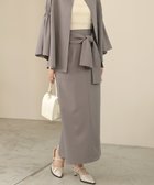 【バブ ブージュルード/Bab Bou Jeloud】の【オケージョンドレス/結婚式/2サイズ/SET対応可】リボンセットIラインスカート 人気、トレンドファッション・服の通販 founy(ファニー) ファッション Fashion レディースファッション Fashion for Women スカート Skirts ジャケット Jacket, Outerwear ストレッチ Stretch, Stretchy Fabric スマート Smart, Elegant セットアップ Set-Up, Coordinated Outfit チェック Check, Plaid, Tartan リボン Ribbon, Bow ワイド Wide, Wide Fit 再入荷 Restock / Back in Stock おすすめ Recommended / Our Picks エレガント 上品 Elegant 結婚式 Wedding 披露宴 Wedding Reception 二次会 After Party ビジネス 仕事 通勤 Business / Work / Commuting thumbnail GRAY|ID: prp329100004807019 ipo3291000000034882165