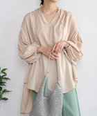 【バブ ブージュルード/Bab Bou Jeloud】のクールタッチレーヨンボリュームスリーブチュニック 人気、トレンドファッション・服の通販 founy(ファニー) ファッション Fashion レディースファッション Fashion for Women トップス・カットソー Cut & Sew Tops ボリューム袖・フリルスリーブブラウス Voluminous & Ruffle Sleeves / Puffy Sleeve Tops チュニック Tunic, Long Top 再入荷 Restock / Back in Stock thumbnail BEIGE|ID: prp329100004807026 ipo3291000000034882212