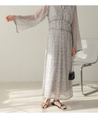 【バブ ブージュルード/Bab Bou Jeloud】の【低身長向けサイズあり】ニュアンスラメパイピングワンピース 人気、トレンドファッション・服の通販 founy(ファニー) ファッション Fashion レディースファッション Fashion for Women ワンピース Dresses 切替 Switching, Contrast Panel シフォン Chiffon, Lightweight Fabric スマート Smart, Elegant スリット Slit, Slit Detail チェック Check, Plaid, Tartan デコルテ Décolleté, Neckline パイピング Piping, Trim Design プリント Print, Printed Pattern ロング Long, Long-Length 再入荷 Restock / Back in Stock エレガント 上品 Elegant thumbnail GRAY|ID: prp329100004807029 ipo3291000000034882232