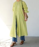 【バブ ブージュルード/Bab Bou Jeloud】のシアサッカーレース切替ワンピース 人気、トレンドファッション・服の通販 founy(ファニー) ファッション Fashion レディースファッション Fashion for Women ワンピース Dresses インド Indian Textile エアリー Airy Texture リラックス Relax, Relaxed Fit レース Lace, Lace Fabric 再入荷 Restock / Back in Stock 切替 Switching, Contrast Panel thumbnail LIME|ID: prp329100004807030 ipo3291000000034882236