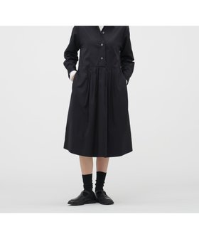 【マーガレットハウエル/MARGARET HOWELL】のCOTTON SILK PLAINWEAVE DRESS 人気、トレンドファッション・服の通販 founy(ファニー) ファッション Fashion レディースファッション Fashion for Women ワンピース Dresses フォーマル・パーティードレス・結婚式用ドレス Elegant & Casual Dresses シルク Silk, 100% Silk タートルネック Turtleneck, High Neck ドレス Dress, One-Piece |ID:prp329100004807033