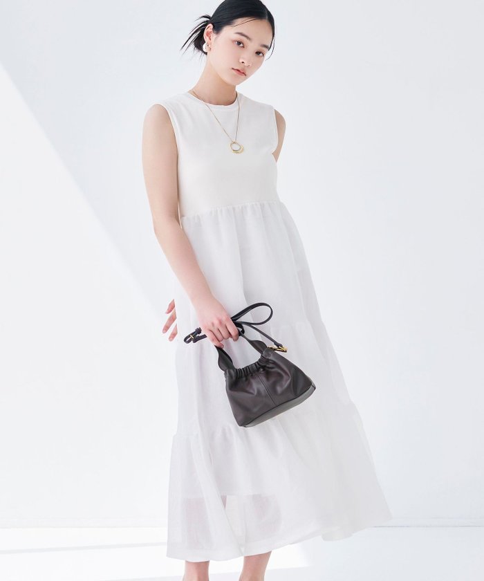 【ビアンカ/BIANCA】の【着回し抜群】ニットコンビワンピース インテリア・キッズ・メンズ・レディースファッション・服の通販 founy(ファニー) https://founy.com/ ファッション Fashion レディースファッション Fashion for Women ワンピース Dresses アンダー Underwear Essentials エレガント 上品 Elegant 春 Spring 秋 Autumn カットソー Cut and Sewn Top シアー Sheer, See-Through ストレッチ Stretch, Stretchy Fabric ティアードワンピース Tiered Dress, Flared Dress ドレープ Drape, Draping Fabric ファブリック Fabric, Textile ボトム Bottoms, Lower Wear おすすめ Recommended / Our Picks 夏 Summer |ID: prp329100004807045 ipo3291000000034882339