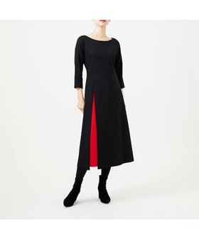 【シビラ/SYBILLA】のスリットレイヤードドレス 人気、トレンドファッション・服の通販 founy(ファニー) ファッション Fashion レディースファッション Fashion for Women ワンピース Dresses フォーマル・パーティードレス・結婚式用ドレス Elegant & Casual Dresses シンプル Simple, Minimal ジョーゼット Georgette, Semi-Sheer Fabric ストレッチ Stretch, Stretchy Fabric スリット Slit, Slit Detail ドレス Dress, One-Piece フィット Fit, Slim Fit フレア Flare, Flared 冬 Winter / This Winter 夏 Summer 春 Spring 秋 Autumn |ID:prp329100004807055