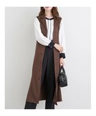 【ルディックパーク/LUDIC PARK】のノースリーブトレンチジレワンピース 人気、トレンドファッション・服の通販 founy(ファニー) ファッション Fashion レディースファッション Fashion for Women アウター Coat / Outerwear Collection ストレート Straight, Straight Cut ツイル Twist, Twisted Detail デニム Denim, Jeans Material ボトム Bottoms, Lower Wear ポケット Pocket, Pocket Detail マーブル Marble, Marble Pattern ワイド Wide, Wide Fit エレガント 上品 Elegant thumbnail 茶|ID: prp329100004807070 ipo3291000000034882532