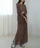 【バブ ブージュルード/Bab Bou Jeloud】の【低身長向けサイズあり】チュールギャザーワンピース 人気、トレンドファッション・服の通販 founy(ファニー) ファッション Fashion レディースファッション Fashion for Women ワンピース Dresses アクセサリー Fashion Accessories エレガント 上品 Elegant キャミソール Camisole, Spaghetti Strap Top ギャザー Gathered, Ruffled シンプル Simple, Minimal ジーンズ Jeans, Denim Pants スマート Smart, Elegant スラックス Slacks, Dress Pants チェック Check, Plaid, Tartan デコルテ Décolleté, Neckline ペチコート Petticoat, Underskirt ロング Long, Long-Length 再入荷 Restock / Back in Stock おすすめ Recommended / Our Picks thumbnail BROWN|ID: prp329100004807075 ipo3291000000034882568