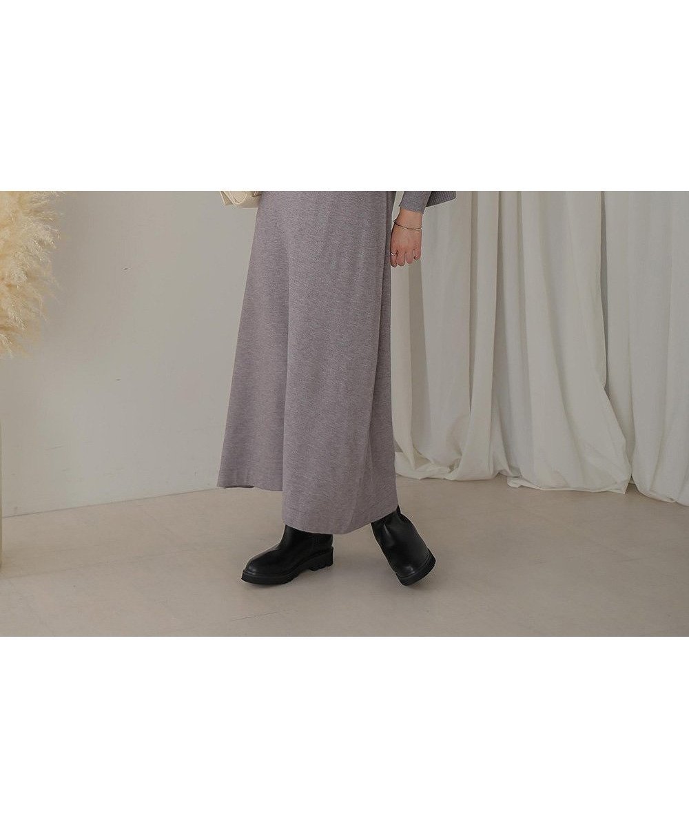 【バブ ブージュルード/Bab Bou Jeloud】の【WEB限定】【低身長向けサイズあり】ハーフZIPトップ ニットワンピースセット インテリア・キッズ・メンズ・レディースファッション・服の通販 founy(ファニー) ファッション Fashion レディースファッション Fashion for Women ワンピース Dresses ニットワンピース Knit Dresses セットアップ Set-Up, Coordinated Outfit ハイネック High Neck, Mock Neck ハーフ Half, Half-Length バランス Balance, Style Balance ベーシック Basic, Essential 別注 Limited Edition, Custom Order ワイドリブ Wide Rib, Wide Ribbed Knit 再入荷 Restock / Back in Stock おすすめ Recommended / Our Picks モクグレー|ID: prp329100004807079 ipo3291000000034882584