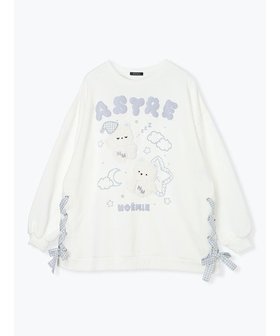 【ノエミ/NOEMIE】のもこもこくまギンガムリボンチュニック 人気、トレンドファッション・服の通販 founy(ファニー) ファッション Fashion レディースファッション Fashion for Women トップス・カットソー Cut & Sew Tops ギンガム Gingham, Gingham Fabric バランス Balance, Style Balance ミニスカート Mini Skirt, Short Skirt リボン Ribbon, Bow リラックス Relax, Relaxed Fit ワイド Wide, Wide Fit |ID:prp329100004807086