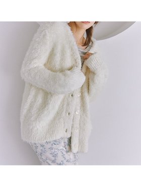 【スナイデル ホーム/SNIDEL HOME】のシャギーカーディガン 人気、トレンドファッション・服の通販 founy(ファニー) ファッション Fashion レディースファッション Fashion for Women トップス・カットソー Cut & Sew Tops カーディガン・羽織り Layered Style Cardigans カーディガン Cardigan, Knitwear ショート Short, Short Length スマート Smart, Elegant ベーシック Basic, Essential |ID:prp329100004807088