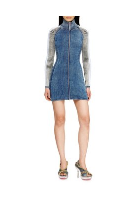 【ディーゼル/DIESEL】のウィメンズ ニットドレス M-ESTELLE 人気、トレンドファッション・服の通販 founy(ファニー) ファッション Fashion レディースファッション Fashion for Women トップス・カットソー Cut & Sew Tops ニット Knit Tops & Sweaters ワンピース Dresses フォーマル・パーティードレス・結婚式用ドレス Elegant & Casual Dresses ジップアップ Zip-Up, Full Zip スタンド Stand Collar, Upright Stand スポーティ Sporty, Casual Athletic デニム Denim, Jeans Material ドレス Dress, One-Piece プレーン Plain, Simple ミックス Mix, Mixed Style |ID:prp329100004807089