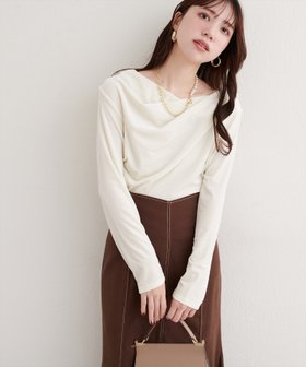 【ナチュラルクチュール/natural couture】のラメベロアドレーププルオーバー 人気、トレンドファッション・服の通販 founy(ファニー) ファッション Fashion レディースファッション Fashion for Women トップス・カットソー Cut & Sew Tops カジュアルプルオーバー・ニットトップス Pullovers & Knit Tops / Casual Pullovers ベロアトップス Velour Tops / Velvet-Look Items アクセサリー Fashion Accessories アシンメトリー Asymmetrical Style エレガント 上品 Elegant クラッチ Clutch, Clutch Bag シンプル Simple, Minimal スリーブ Sleeve, Long Sleeve / Short Sleeve タイトスカート Pencil Skirt, Tight Skirt デコルテ Décolleté, Neckline フレア Flare, Flared ベロア Velour, Soft Velvet リラックス Relax, Relaxed Fit 再入荷 Restock / Back in Stock 2025年 2025 2025-2026秋冬・A/W Autumn/Winter 2025–26 AW25–26 |ID:prp329100004807095