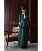 【ビーフラット/bflat】のフラワージャガードセットアップドレスペプラムブラウス Iラインスカート 人気、トレンドファッション・服の通販 founy(ファニー) ファッション Fashion レディースファッション Fashion for Women セットアップ Matching Sets スカート・ミニ/ミディ/マキシ Skirts / Mini, Midi & Maxi Skirts クラシカル Classical, Vintage-Inspired ストレート Straight, Straight Cut セットアップ Set-Up, Coordinated Outfit トレンド Trend, Trending Now バランス Balance, Style Balance フィット Fit, Slim Fit フレア Flare, Flared ペプラム Peplum, Flared Hem ポケット Pocket, Pocket Detail レース Lace, Lace Fabric 二次会 After Party thumbnail グリーン|ID: prp329100004807103 ipo3291000000034882788