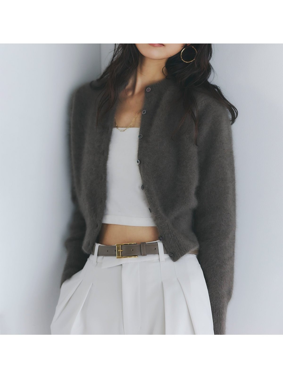 【アニュアンス/anuans】のラクーンフォックスショートカーディガン インテリア・キッズ・メンズ・レディースファッション・服の通販 founy(ファニー) ファッション Fashion レディースファッション Fashion for Women トップス・カットソー Cut & Sew Tops カーディガン・羽織り Layered Style Cardigans カーディガン Cardigan, Knitwear コンパクト Compact, Small Size ショート Short, Short Length MOCA|ID: prp329100004807107 ipo3291000000034882818