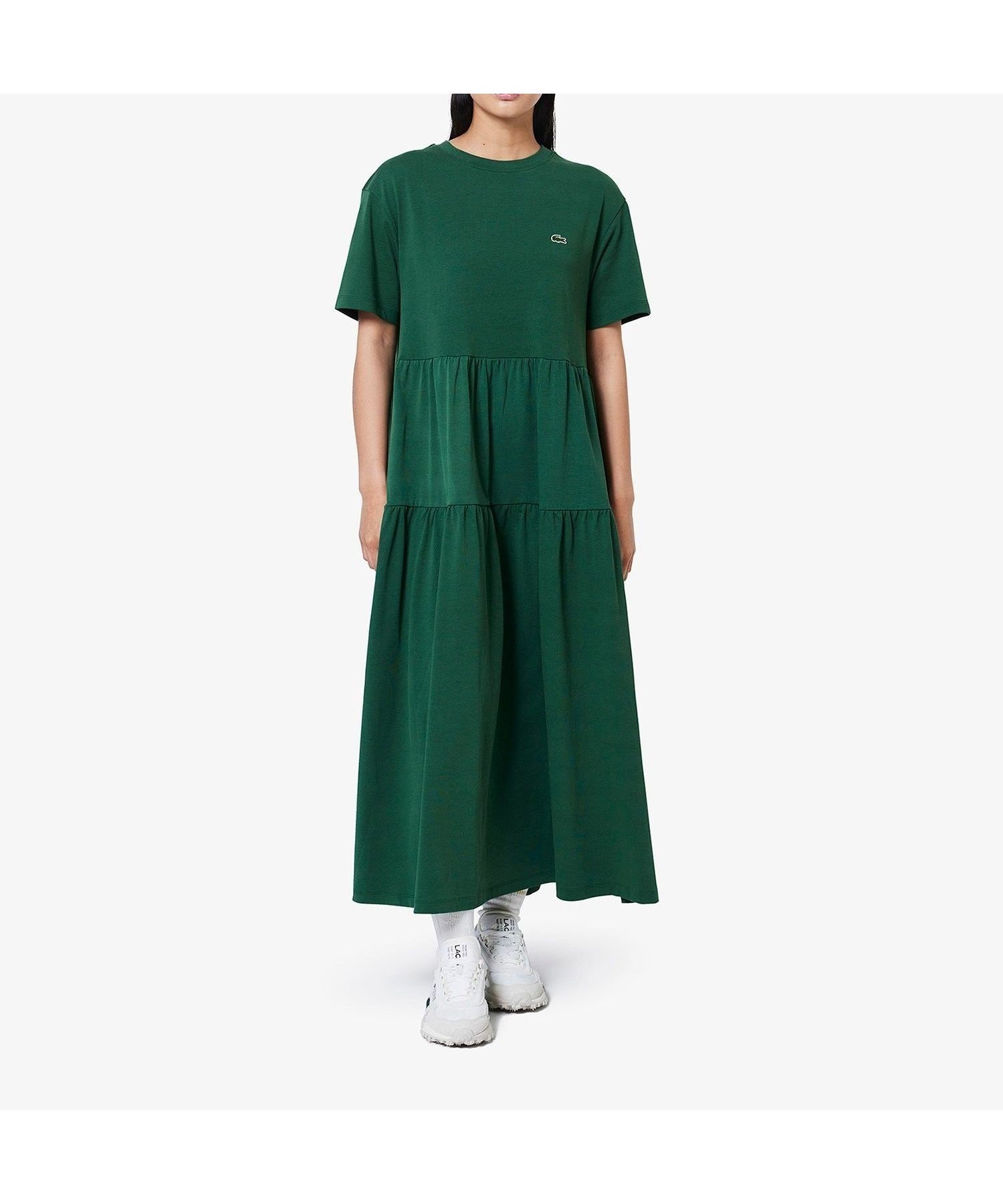 【ラコステ/LACOSTE】のティアード切り替え コットンドレス マキシ丈 ワンピース インテリア・キッズ・メンズ・レディースファッション・服の通販 founy(ファニー) ファッション Fashion レディースファッション Fashion for Women ワンピース Dresses フォーマル・パーティードレス・結婚式用ドレス Elegant & Casual Dresses シンプル Simple, Minimal スポーティ Sporty, Casual Athletic ティアード Tiered, Tiered Style トレンド Trend, Trending Now ドレス Dress, One-Piece フェミニン Feminine, Girly マキシ Maxi, Full Length リラックス Relax, Relaxed Fit ロマンティック Romantic, Feminine Style グリーン|ID: prp329100004807114 ipo3291000000034882899