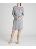 【セルフォード/CELFORD】のペタルビジューニットワンピース 人気、トレンドファッション・服の通販 founy(ファニー) ファッション Fashion レディースファッション Fashion for Women ワンピース Dresses ニットワンピース Knit Dresses カーディガン Cardigan, Knitwear スマート Smart, Elegant ダブル Double, Double-Breasted ビジュー Bijou, Jewel-like Accent フェイス Face, Facial Design モチーフ Motif, Design Theme thumbnail LGRY[005]|ID: prp329100004807120 ipo3291000000034882956