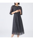 【トランスワーク/TRANS WORK】の【ウォッシャブル】ドットクレープワンピース ネイビー|ID: prp329100004807121 ipo3291000000034882971