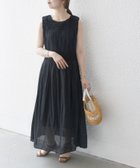 【シップス フォー ウィメン/SHIPS】の【WEB限定】SHIPS any ハンドスモッキング コットン フレア ノースリーブ ワンピース 人気、トレンドファッション・服の通販 founy(ファニー) ファッション Fashion レディースファッション Fashion for Women ワンピース Dresses インド Indian Textile オレンジ Orange 洗える Machine Washable シアー Sheer, See-Through デニム Denim, Jeans Material ノースリーブ Sleeveless, No-Sleeve パープル Purple, Violet フレア Flare, Flared リゾート Resort, Vacation Style リラックス Relax, Relaxed Fit ロング Long, Long-Length 夏 Summer 2025年 2025 2025春夏・S/S Spring/Summer 2025 SS25 thumbnail ブラック|ID: prp329100004807129 ipo3291000000034883048