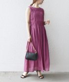 【シップス フォー ウィメン/SHIPS】の【WEB限定】SHIPS any ハンドスモッキング コットン フレア ノースリーブ ワンピース 人気、トレンドファッション・服の通販 founy(ファニー) ファッション Fashion レディースファッション Fashion for Women ワンピース Dresses インド Indian Textile オレンジ Orange 洗える Machine Washable シアー Sheer, See-Through デニム Denim, Jeans Material ノースリーブ Sleeveless, No-Sleeve パープル Purple, Violet フレア Flare, Flared リゾート Resort, Vacation Style リラックス Relax, Relaxed Fit ロング Long, Long-Length 夏 Summer 2025年 2025 2025春夏・S/S Spring/Summer 2025 SS25 thumbnail パープル|ID: prp329100004807129 ipo3291000000034883057