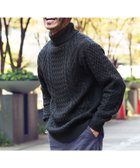 【その他のブランド/Other】のローゲージ タートルネック フィッシャーマン ケーブルニット セーター 25AW 人気、トレンドファッション・服の通販 founy(ファニー) ファッション Fashion レディースファッション Fashion for Women トップス・カットソー Cut & Sew Tops ニット Knit Tops & Sweaters タートルネック・ハイネックトップス Turtlenecks & High-Neck Tops 2025年 2025 2025-2026秋冬・A/W Autumn/Winter 2025–26 AW25–26 インナー Innerwear ウォッシャブル Machine Washable ショート Short, Short Length ジャケット Jacket, Outerwear セーター Sweater, Knitwear タートル Turtleneck, Turtle Collar タートルネック Turtleneck, High Neck ハイネック High Neck, Mock Neck パターン Pattern, Design Print ブルゾン Blouson, Bomber Jacket プチプライス・低価格 Affordable / Budget Price プレート Plate, Dish メンズ Men's, Menswear A/W・秋冬 Autumn/Winter thumbnail cブラック|ID: prp329100004807130 ipo3291000000034883051