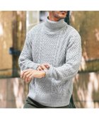 【その他のブランド/Other】のローゲージ タートルネック フィッシャーマン ケーブルニット セーター 25AW 人気、トレンドファッション・服の通販 founy(ファニー) ファッション Fashion レディースファッション Fashion for Women トップス・カットソー Cut & Sew Tops ニット Knit Tops & Sweaters タートルネック・ハイネックトップス Turtlenecks & High-Neck Tops 2025年 2025 2025-2026秋冬・A/W Autumn/Winter 2025–26 AW25–26 インナー Innerwear ウォッシャブル Machine Washable ショート Short, Short Length ジャケット Jacket, Outerwear セーター Sweater, Knitwear タートル Turtleneck, Turtle Collar タートルネック Turtleneck, High Neck ハイネック High Neck, Mock Neck パターン Pattern, Design Print ブルゾン Blouson, Bomber Jacket プチプライス・低価格 Affordable / Budget Price プレート Plate, Dish メンズ Men's, Menswear A/W・秋冬 Autumn/Winter thumbnail cミックスLグレー|ID: prp329100004807130 ipo3291000000034883056