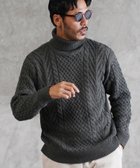 【その他のブランド/Other】のローゲージ タートルネック フィッシャーマン ケーブルニット セーター 25AW 人気、トレンドファッション・服の通販 founy(ファニー) ファッション Fashion レディースファッション Fashion for Women トップス・カットソー Cut & Sew Tops ニット Knit Tops & Sweaters タートルネック・ハイネックトップス Turtlenecks & High-Neck Tops 2025年 2025 2025-2026秋冬・A/W Autumn/Winter 2025–26 AW25–26 インナー Innerwear ウォッシャブル Machine Washable ショート Short, Short Length ジャケット Jacket, Outerwear セーター Sweater, Knitwear タートル Turtleneck, Turtle Collar タートルネック Turtleneck, High Neck ハイネック High Neck, Mock Neck パターン Pattern, Design Print ブルゾン Blouson, Bomber Jacket プチプライス・低価格 Affordable / Budget Price プレート Plate, Dish メンズ Men's, Menswear A/W・秋冬 Autumn/Winter thumbnail cチャコールグレー|ID: prp329100004807130 ipo3291000000034883058