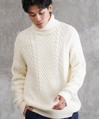 【その他のブランド/Other】のローゲージ タートルネック フィッシャーマン ケーブルニット セーター 25AW 人気、トレンドファッション・服の通販 founy(ファニー) ファッション Fashion レディースファッション Fashion for Women トップス・カットソー Cut & Sew Tops ニット Knit Tops & Sweaters タートルネック・ハイネックトップス Turtlenecks & High-Neck Tops 2025年 2025 2025-2026秋冬・A/W Autumn/Winter 2025–26 AW25–26 インナー Innerwear ウォッシャブル Machine Washable ショート Short, Short Length ジャケット Jacket, Outerwear セーター Sweater, Knitwear タートル Turtleneck, Turtle Collar タートルネック Turtleneck, High Neck ハイネック High Neck, Mock Neck パターン Pattern, Design Print ブルゾン Blouson, Bomber Jacket プチプライス・低価格 Affordable / Budget Price プレート Plate, Dish メンズ Men's, Menswear A/W・秋冬 Autumn/Winter thumbnail cホワイト|ID: prp329100004807130 ipo3291000000034883059