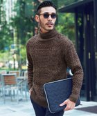 【その他のブランド/Other】のローゲージ タートルネック フィッシャーマン ケーブルニット セーター 25AW 人気、トレンドファッション・服の通販 founy(ファニー) ファッション Fashion レディースファッション Fashion for Women トップス・カットソー Cut & Sew Tops ニット Knit Tops & Sweaters タートルネック・ハイネックトップス Turtlenecks & High-Neck Tops 2025年 2025 2025-2026秋冬・A/W Autumn/Winter 2025–26 AW25–26 インナー Innerwear ウォッシャブル Machine Washable ショート Short, Short Length ジャケット Jacket, Outerwear セーター Sweater, Knitwear タートル Turtleneck, Turtle Collar タートルネック Turtleneck, High Neck ハイネック High Neck, Mock Neck パターン Pattern, Design Print ブルゾン Blouson, Bomber Jacket プチプライス・低価格 Affordable / Budget Price プレート Plate, Dish メンズ Men's, Menswear A/W・秋冬 Autumn/Winter thumbnail cブラウン|ID: prp329100004807130 ipo3291000000034883060