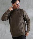 【その他のブランド/Other】のローゲージ タートルネック フィッシャーマン ケーブルニット セーター 25AW 人気、トレンドファッション・服の通販 founy(ファニー) ファッション Fashion レディースファッション Fashion for Women トップス・カットソー Cut & Sew Tops ニット Knit Tops & Sweaters タートルネック・ハイネックトップス Turtlenecks & High-Neck Tops 2025年 2025 2025-2026秋冬・A/W Autumn/Winter 2025–26 AW25–26 インナー Innerwear ウォッシャブル Machine Washable ショート Short, Short Length ジャケット Jacket, Outerwear セーター Sweater, Knitwear タートル Turtleneck, Turtle Collar タートルネック Turtleneck, High Neck ハイネック High Neck, Mock Neck パターン Pattern, Design Print ブルゾン Blouson, Bomber Jacket プチプライス・低価格 Affordable / Budget Price プレート Plate, Dish メンズ Men's, Menswear A/W・秋冬 Autumn/Winter thumbnail cカーキ|ID: prp329100004807130 ipo3291000000034883061