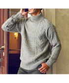 【その他のブランド/Other】のローゲージ タートルネック フィッシャーマン ケーブルニット セーター 25AW 人気、トレンドファッション・服の通販 founy(ファニー) ファッション Fashion レディースファッション Fashion for Women トップス・カットソー Cut & Sew Tops ニット Knit Tops & Sweaters タートルネック・ハイネックトップス Turtlenecks & High-Neck Tops 2025年 2025 2025-2026秋冬・A/W Autumn/Winter 2025–26 AW25–26 インナー Innerwear ウォッシャブル Machine Washable ショート Short, Short Length ジャケット Jacket, Outerwear セーター Sweater, Knitwear タートル Turtleneck, Turtle Collar タートルネック Turtleneck, High Neck ハイネック High Neck, Mock Neck パターン Pattern, Design Print ブルゾン Blouson, Bomber Jacket プチプライス・低価格 Affordable / Budget Price プレート Plate, Dish メンズ Men's, Menswear A/W・秋冬 Autumn/Winter thumbnail cグレージュ|ID: prp329100004807130 ipo3291000000034883063