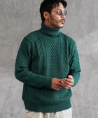 【その他のブランド/Other】のローゲージ タートルネック フィッシャーマン ケーブルニット セーター 25AW 人気、トレンドファッション・服の通販 founy(ファニー) ファッション Fashion レディースファッション Fashion for Women トップス・カットソー Cut & Sew Tops ニット Knit Tops & Sweaters タートルネック・ハイネックトップス Turtlenecks & High-Neck Tops 2025年 2025 2025-2026秋冬・A/W Autumn/Winter 2025–26 AW25–26 インナー Innerwear ウォッシャブル Machine Washable ショート Short, Short Length ジャケット Jacket, Outerwear セーター Sweater, Knitwear タートル Turtleneck, Turtle Collar タートルネック Turtleneck, High Neck ハイネック High Neck, Mock Neck パターン Pattern, Design Print ブルゾン Blouson, Bomber Jacket プチプライス・低価格 Affordable / Budget Price プレート Plate, Dish メンズ Men's, Menswear A/W・秋冬 Autumn/Winter thumbnail cグリーン|ID: prp329100004807130 ipo3291000000034883065