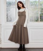【ミスティ ウーマン/mysty woman】のレース付きギャザーキャミワンピース 人気、トレンドファッション・服の通販 founy(ファニー) ファッション Fashion レディースファッション Fashion for Women ワンピース Dresses キャミソールワンピース Camisole Dresses インナー Innerwear カーディガン Cardigan, Knitwear キャミワンピース Cami Dress, Slip Dress ギャザー Gathered, Ruffled コンパクト Compact, Small Size シャーリング Shirring, Ruched ツイード Twill, Twill Weave フェミニン Feminine, Girly レース Lace, Lace Fabric エレガント 上品 Elegant thumbnail モカ|ID: prp329100004807134 ipo3291000000034883082