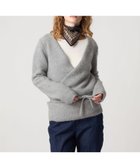 【ビューティ&ユース ユナイテッドアローズ/BEAUTY&YOUTH / UNITED ARROWS】のSteven Alan ウール フォックス カシュクール カーディガン 人気、トレンドファッション・服の通販 founy(ファニー) ファッション Fashion レディースファッション Fashion for Women トップス・カットソー Cut & Sew Tops カーディガン・羽織り Layered Style Cardigans カシュクール Wrap Design カーディガン Cardigan, Knitwear シンプル Simple, Minimal フォックス Fox, Fox Fur ブラウジング Blouson Silhouette, Cinched Waist エレガント 上品 Elegant thumbnail DK.GRAY|ID: prp329100004807140 ipo3291000000034883162