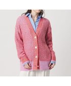 【ユナイテッドアローズ/UNITED ARROWS】のカラーミックス インレイド カーディガン 人気、トレンドファッション・服の通販 founy(ファニー) ファッション Fashion レディースファッション Fashion for Women トップス・カットソー Cut & Sew Tops カーディガン・羽織り Layered Style Cardigans インナー Innerwear カーディガン Cardigan, Knitwear サテン Satin, Glossy Fabric ミックス Mix, Mixed Style リラックス Relax, Relaxed Fit thumbnail PINK|ID: prp329100004807142 ipo3291000000034883194