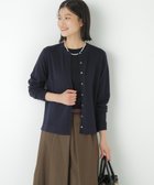 【ヒューマンウーマン/HUMAN WOMAN】のハイツイストウールクルーネックカーディガン 人気、トレンドファッション・服の通販 founy(ファニー) ファッション Fashion レディースファッション Fashion for Women トップス・カットソー Cut & Sew Tops カーディガン・羽織り Layered Style Cardigans おすすめ Recommended / Our Picks クール Cool, Chic シアー Sheer, See-Through スタンダード Standard, Basic トレンド Trend, Trending Now ベーシック Basic, Essential エレガント 上品 Elegant 夏 Summer thumbnail ネイビー|ID: prp329100004807145 ipo3291000000034883216