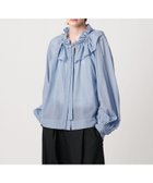 【ユナイテッドアローズ/UNITED ARROWS】のAEWEN MATOPH ギャザーリボンブラウス - ウォッシャブル - 人気、トレンドファッション・服の通販 founy(ファニー) ファッション Fashion レディースファッション Fashion for Women トップス・カットソー Cut & Sew Tops シャツ・ブラウス・オフィスカジュアル Elegant Blouses & Button-Ups インナー Innerwear ウォッシャブル Machine Washable ギャザー Gathered, Ruffled ジャケット Jacket, Outerwear デニム Denim, Jeans Material フェミニン Feminine, Girly フリル Frill, Ruffle ボトム Bottoms, Lower Wear マニッシュ Mannish, Boyish リボン Ribbon, Bow リラックス Relax, Relaxed Fit エレガント 上品 Elegant thumbnail LT.BLUE|ID: prp329100004807150 ipo3291000000034883307