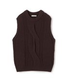 【トゥモローランド/TOMORROWLAND】のビッグケーブル クルーネックベスト 人気、トレンドファッション・服の通販 founy(ファニー) ファッション Fashion レディースファッション Fashion for Women アウター Coat / Outerwear Collection トップス・カットソー Cut & Sew Tops ベスト&ジレ / 重ね着スタイル Vests & Gilets おすすめ Recommended / Our Picks インナー Innerwear カットソー Cut and Sewn Top ビッグ Big, Oversized ベスト Vest, Waistcoat ベーシック Basic, Essential ボックス Boxy, Box Shape リラックス Relax, Relaxed Fit thumbnail 49 ダークブラウン|ID: prp329100004807156 ipo3291000000034883361