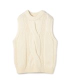 【トゥモローランド/TOMORROWLAND】のビッグケーブル クルーネックベスト 人気、トレンドファッション・服の通販 founy(ファニー) ファッション Fashion レディースファッション Fashion for Women アウター Coat / Outerwear Collection トップス・カットソー Cut & Sew Tops ベスト&ジレ / 重ね着スタイル Vests & Gilets おすすめ Recommended / Our Picks インナー Innerwear カットソー Cut and Sewn Top ビッグ Big, Oversized ベスト Vest, Waistcoat ベーシック Basic, Essential ボックス Boxy, Box Shape リラックス Relax, Relaxed Fit thumbnail 11 ホワイト|ID: prp329100004807156 ipo3291000000034883363