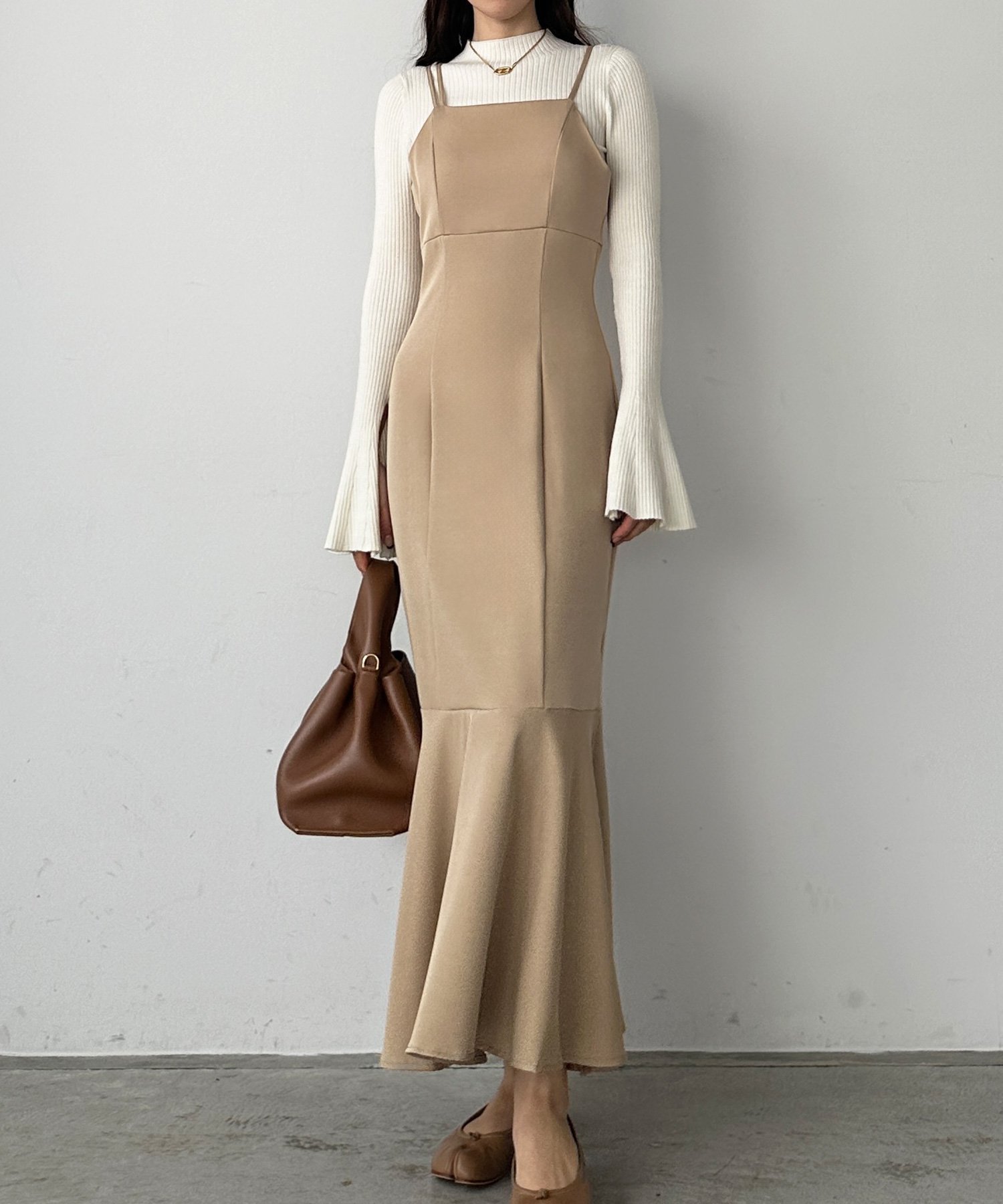 【ジュノア/JUNOAH】のマーメイドキャミワンピース 人気、トレンドファッション・服の通販 founy(ファニー) ファッション Fashion レディースファッション Fashion for Women ワンピース Dresses キャミソールワンピース Camisole Dresses other-1|ID: prp329100004807159 ipo3291000000034883391