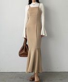 【ジュノア/JUNOAH】のマーメイドキャミワンピース 人気、トレンドファッション・服の通販 founy(ファニー) ファッション Fashion レディースファッション Fashion for Women ワンピース Dresses キャミソールワンピース Camisole Dresses thumbnail ベージュ|ID: prp329100004807159 ipo3291000000034883392