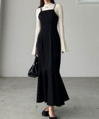 【ジュノア/JUNOAH】のマーメイドキャミワンピース 人気、トレンドファッション・服の通販 founy(ファニー) ファッション Fashion レディースファッション Fashion for Women ワンピース Dresses キャミソールワンピース Camisole Dresses thumbnail ブラック|ID: prp329100004807159 ipo3291000000034883393