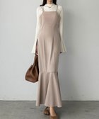 【ジュノア/JUNOAH】のマーメイドキャミワンピース 人気、トレンドファッション・服の通販 founy(ファニー) ファッション Fashion レディースファッション Fashion for Women ワンピース Dresses キャミソールワンピース Camisole Dresses thumbnail グレージュ|ID: prp329100004807159 ipo3291000000034883394