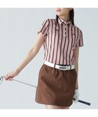 【マスターバニーエディション/MASTER BUNNY EDITION】のエアロクールピケマルチストライププリント半袖ポロシャツ 人気、トレンドファッション・服の通販 founy(ファニー) ファッション Fashion レディースファッション Fashion for Women トップス・カットソー Cut & Sew Tops シャツ・ブラウス・オフィスカジュアル Elegant Blouses & Button-Ups ポロシャツ・きれいめカジュアル Smart-Casual Polo Tops アウトドア Outdoor Clothing ゴルフ Golf ストライプ Stripe, Striped Pattern ポロシャツ Polo Shirt, Collared Tee 半袖 Short Sleeve, Half Sleeve 夏 Summer thumbnail ベージュ|ID: prp329100004807163 ipo3291000000034883433