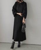 【ラジュール/Lajour】のプリーツニットワンピース 人気、トレンドファッション・服の通販 founy(ファニー) ファッション Fashion レディースファッション Fashion for Women ワンピース Dresses ニットワンピース Knit Dresses なめらか Smooth, Silky Texture シンプル Simple, Minimal スマート Smart, Elegant フェミニン Feminine, Girly プリーツ Pleats, Pleated ラウンド Round, Round Neck エレガント 上品 Elegant thumbnail ブラック|ID: prp329100004807164 ipo3291000000034883436
