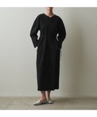 【ユナイテッドアローズ/UNITED ARROWS】のSteven Alan コットン Vネック ワンピース 人気、トレンドファッション・服の通販 founy(ファニー) ファッション Fashion レディースファッション Fashion for Women ワンピース Dresses シェイプ Shape, Slim Fit フロント Front, Front Design 羽織 Haori, Light Jacket ロング Long, Long-Length アウトレット Outlet / Clearance thumbnail BLACK|ID: prp329100004807171 ipo3291000000034883495