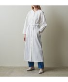【ユナイテッドアローズ/UNITED ARROWS】のSteven Alan コットン Vネック ワンピース 人気、トレンドファッション・服の通販 founy(ファニー) ファッション Fashion レディースファッション Fashion for Women ワンピース Dresses シェイプ Shape, Slim Fit フロント Front, Front Design 羽織 Haori, Light Jacket ロング Long, Long-Length アウトレット Outlet / Clearance thumbnail WHITE|ID: prp329100004807171 ipo3291000000034883496