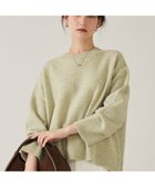 【カリテ/qualite】のカラーミックスクルーネックニット 人気、トレンドファッション・服の通販 founy(ファニー) ファッション Fashion レディースファッション Fashion for Women トップス・カットソー Cut & Sew Tops ニット Knit Tops & Sweaters ウォッシャブル Machine Washable タンブラー Tumbler, Travel Mug ボトム Bottoms, Lower Wear マフラー Scarf, Muffler ミックス Mix, Mixed Style モノトーン Monotone, Black and White 冬 Winter / This Winter 春 Spring thumbnail ライム|ID: prp329100004807172 ipo3291000000034883498