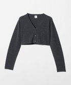【ビューティ&ユース ユナイテッドアローズ/BEAUTY&YOUTH / UNITED ARROWS】の6(ROKU) ウールカシミヤ ショート カーディガン 人気、トレンドファッション・服の通販 founy(ファニー) ファッション Fashion レディースファッション Fashion for Women トップス・カットソー Cut & Sew Tops カーディガン・羽織り Layered Style Cardigans なめらか Smooth, Silky Texture カーディガン Cardigan, Knitwear ショート Short, Short Length バランス Balance, Style Balance thumbnail DK.GRAY|ID: prp329100004807180 ipo3291000000034883559