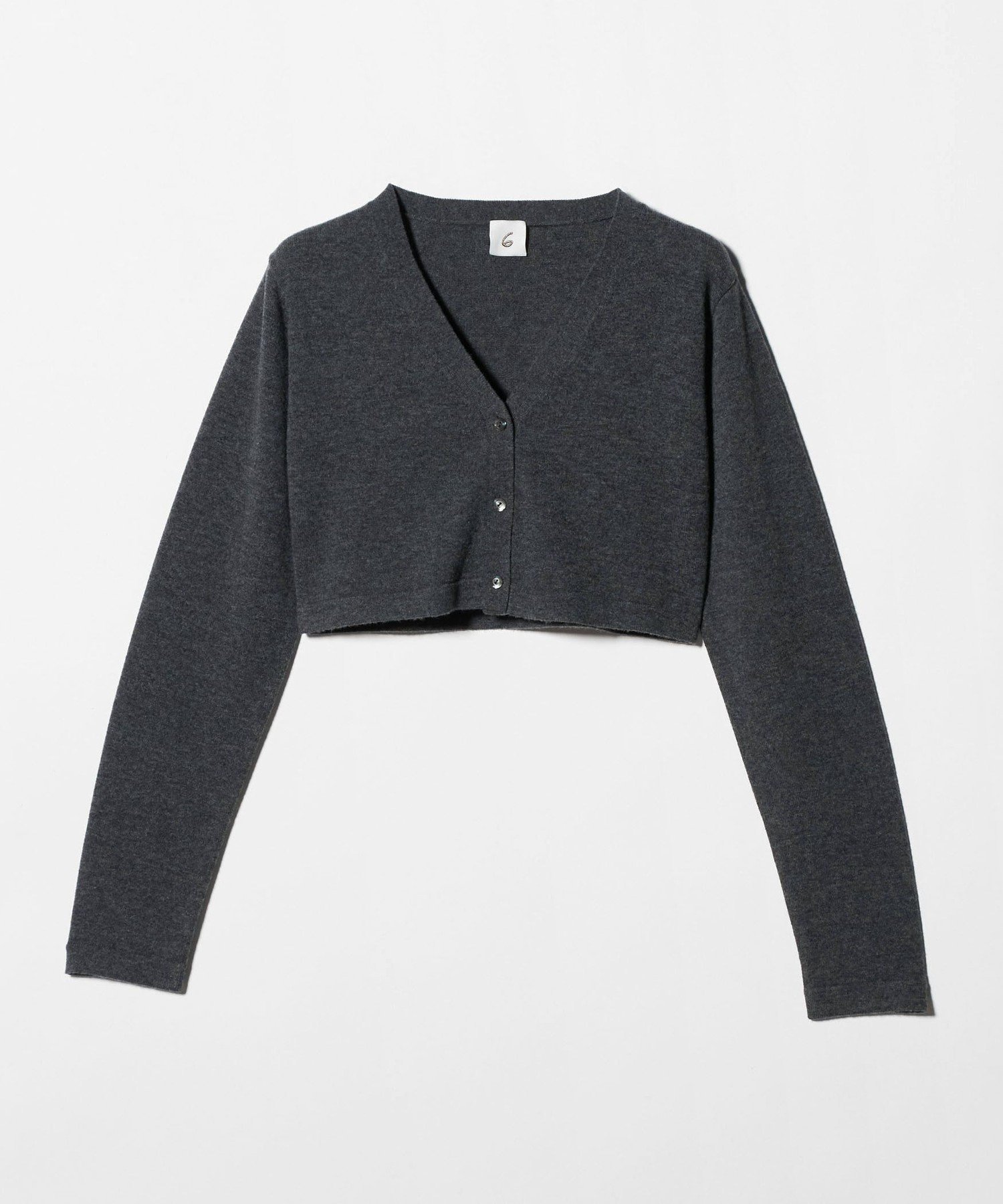 【ビューティ&ユース ユナイテッドアローズ/BEAUTY&YOUTH / UNITED ARROWS】の6(ROKU) ウールカシミヤ ショート カーディガン インテリア・キッズ・メンズ・レディースファッション・服の通販 founy(ファニー) ファッション Fashion レディースファッション Fashion for Women トップス・カットソー Cut & Sew Tops カーディガン・羽織り Layered Style Cardigans なめらか Smooth, Silky Texture カーディガン Cardigan, Knitwear ショート Short, Short Length バランス Balance, Style Balance DK.GRAY|ID: prp329100004807180 ipo3291000000034883559