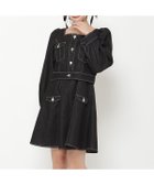 【レディアゼル/REDYAZEL】のデニムジャケット ミニワンピセット 人気、トレンドファッション・服の通販 founy(ファニー) ファッション Fashion レディースファッション Fashion for Women アウター Coat / Outerwear Collection レディースジャケット・軽アウター Jackets デニムジャケット / カジュアルアウター Denim Jackets インナー Innerwear ガーリー Girly, Feminine Style ギャザー Gathered, Ruffled コンパクト Compact, Small Size ジャケット Jacket, Outerwear デニム Denim, Jeans Material フレア Flare, Flared thumbnail ブラック|ID: prp329100004807198 ipo3291000000034883760