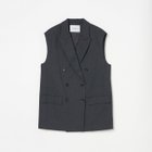 【エリオポール/heliopole】のGLITTER STRIPE GILET ミディアムグレー|ID: prp329100004807203 ipo3291000000034883812
