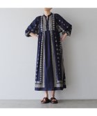 【アフタヌーンティー リビング/Afternoon Tea LIVING】のインド綿パネルプリントギャザーワンピース 人気、トレンドファッション・服の通販 founy(ファニー) ファッション Fashion レディースファッション Fashion for Women ワンピース Dresses おすすめ Recommended / Our Picks インド Indian Textile ギャザー Gathered, Ruffled スカーフ Scarf, Neckwear スキッパー Skipper, Open Collar ネップ Nepp, Slub Yarn バランス Balance, Style Balance プリント Print, Printed Pattern thumbnail ネイビー|ID: prp329100004807204 ipo3291000000034883815